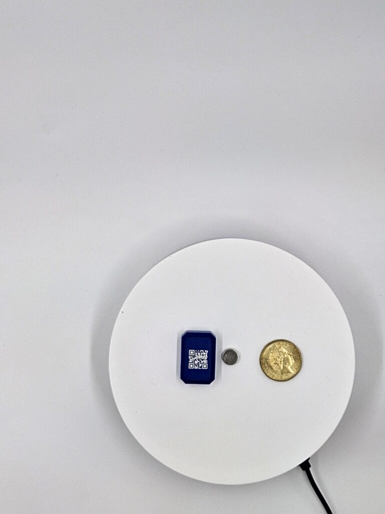 RotaMon fingertip sensor scale shot