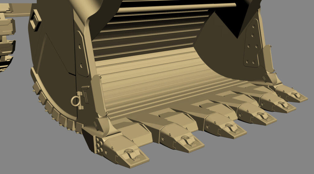 GETsmart sensor mounted on mining bucket